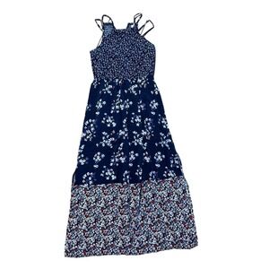 Women's Xhilaration Floral Blue Maxi Dress. Summer/Wedding. XS